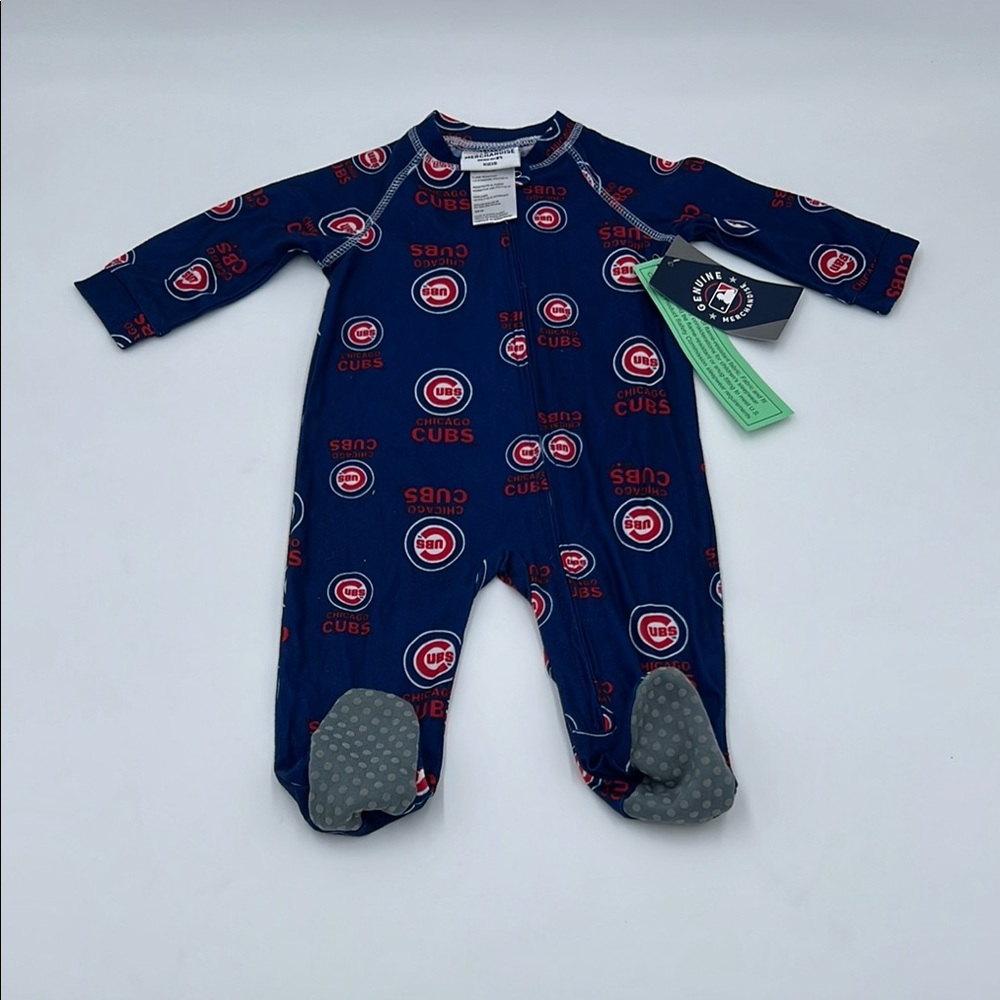 Genuine Merchandise Blue One Piece Footies with Built-in Feet
